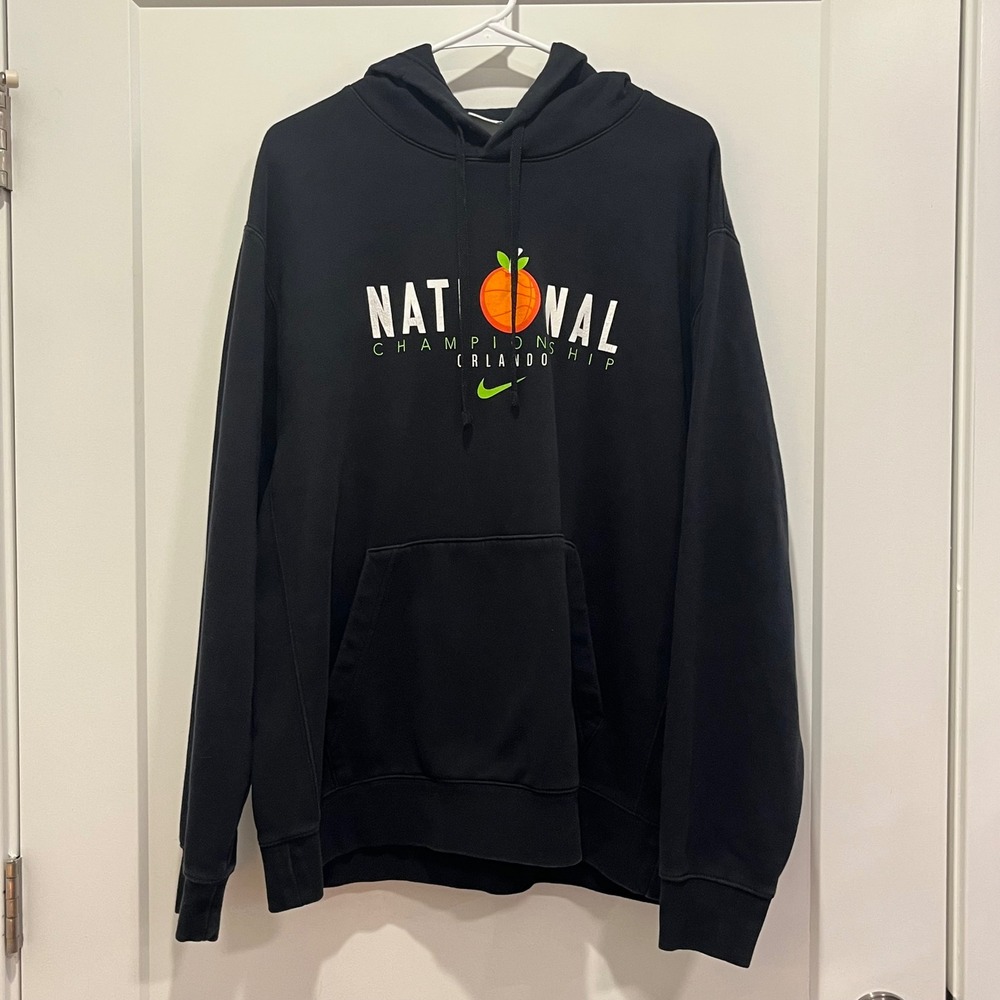Nike National Championship Orlando Basketball Hoodie Black Mens XL Sweatshirt